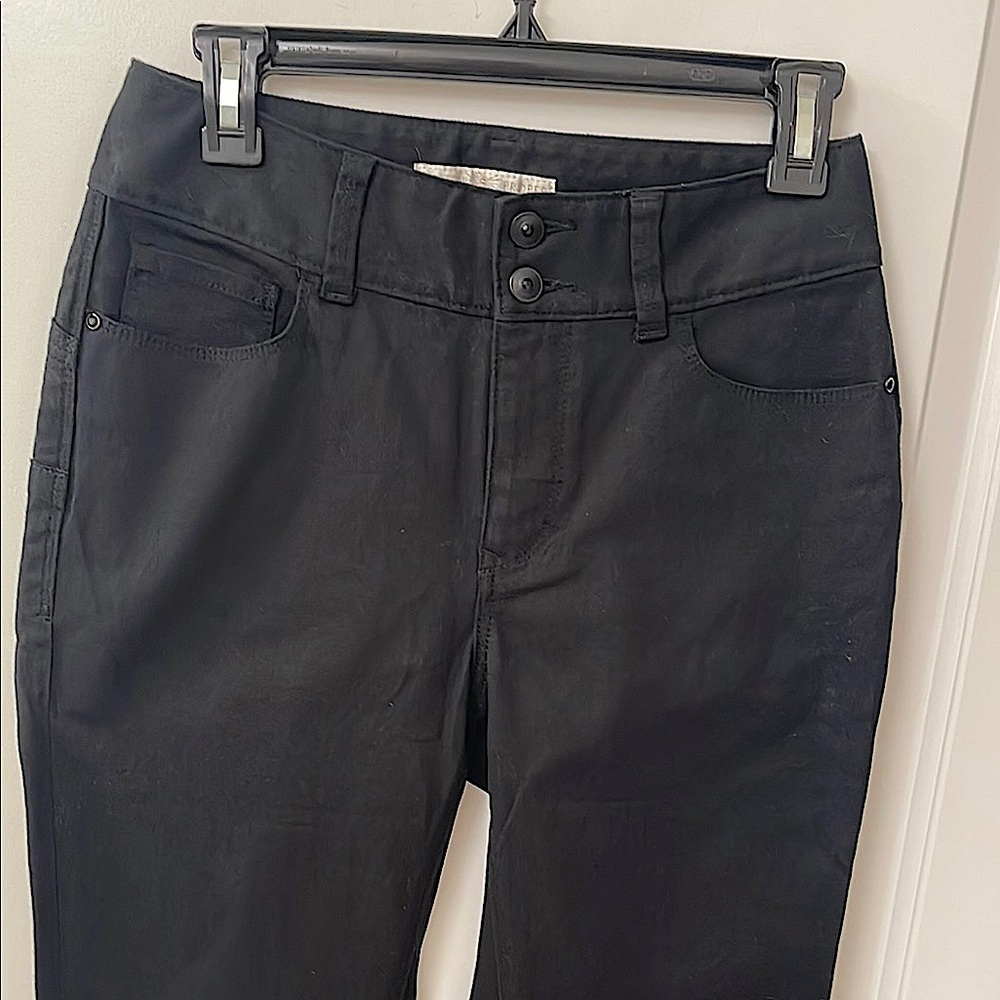 Boston Proper Black Straight Leg Jeans Classic Style